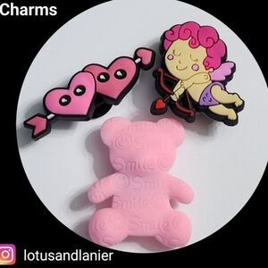 Shoe Charms "Cupid" Set of 3